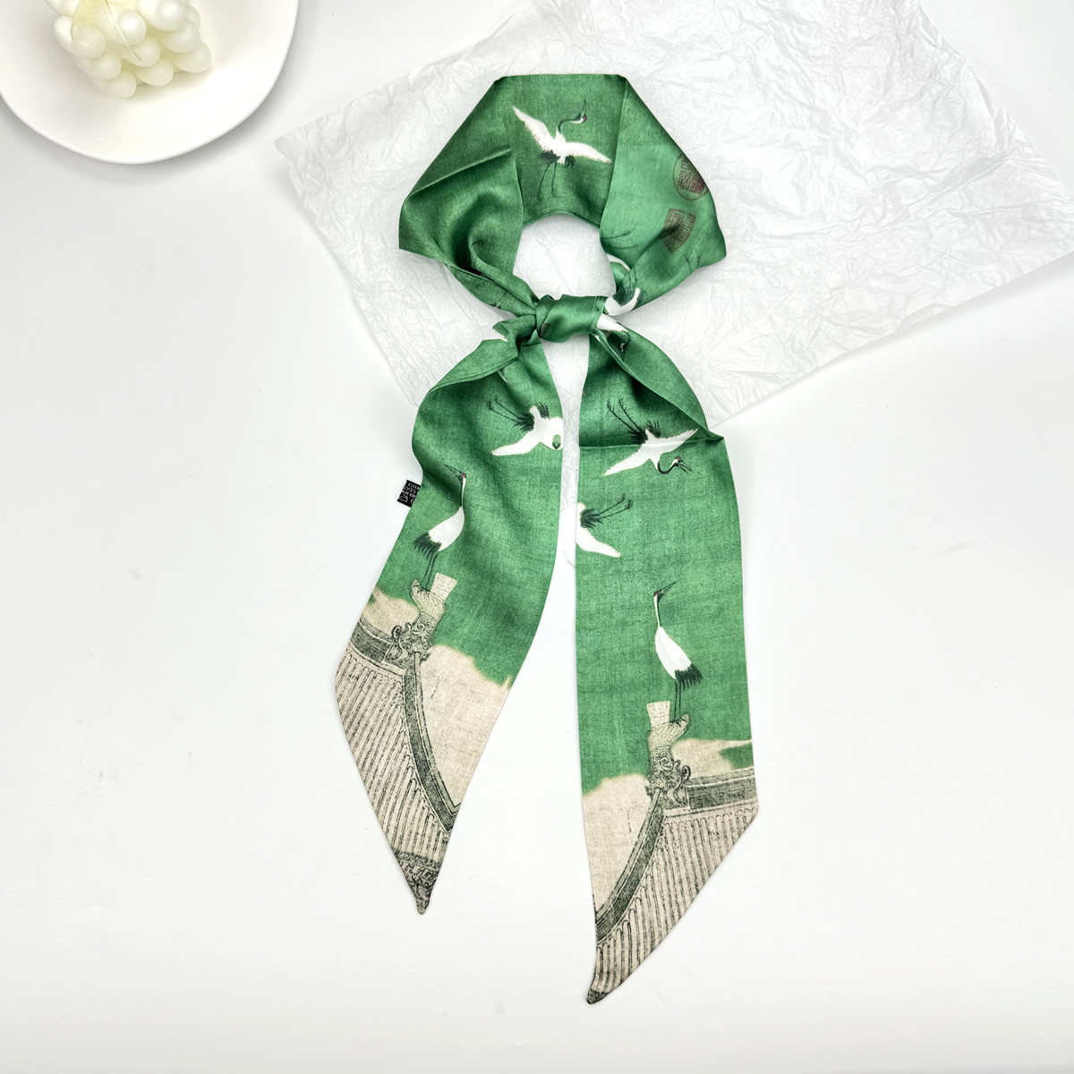 Silk Neck Scarf - New Ribbon Silk Long Scarf Women