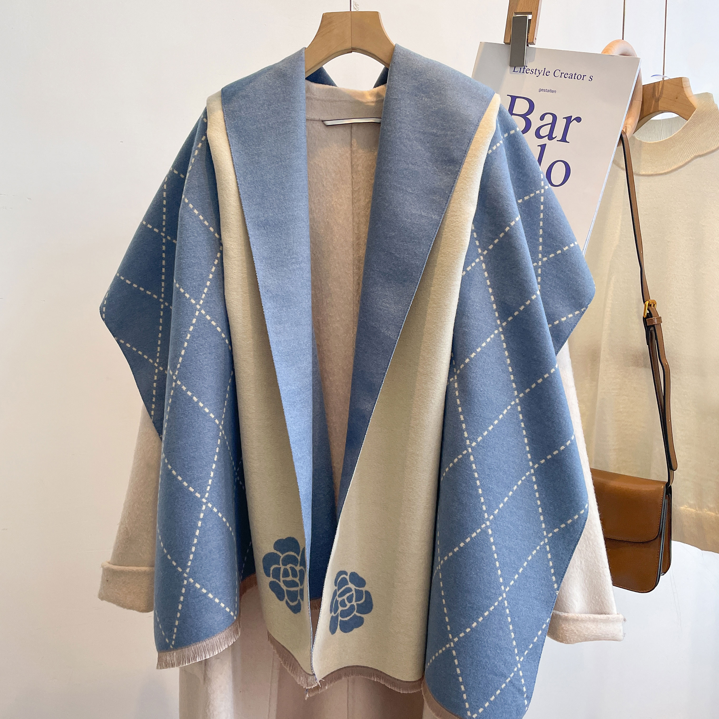 Woven Scarf Blanket - 2023 Designer Cashmere Scarf Women Winter