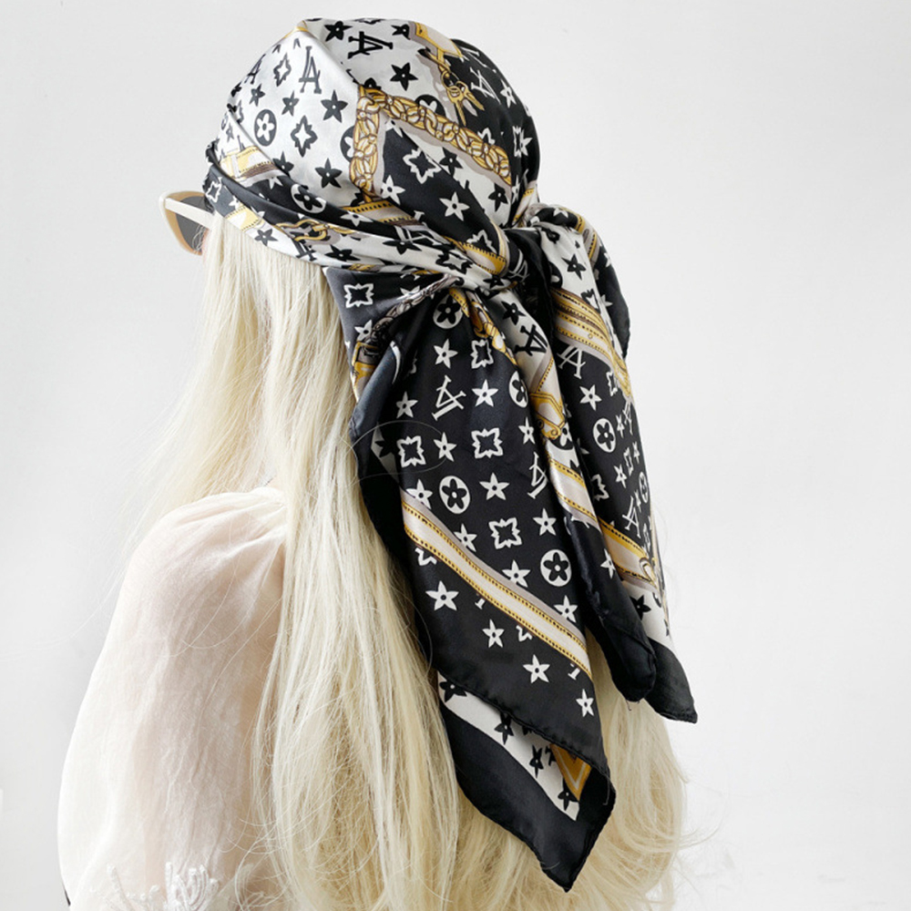 Silk Neck Scarf - New Hot Sale Fashion 90X90cm Printed