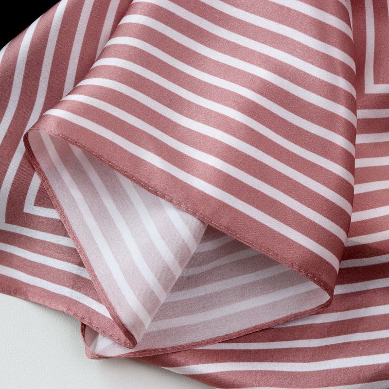 100% Pure Silk Scarf Women Hij - Silk Tie Striped 评论和价格