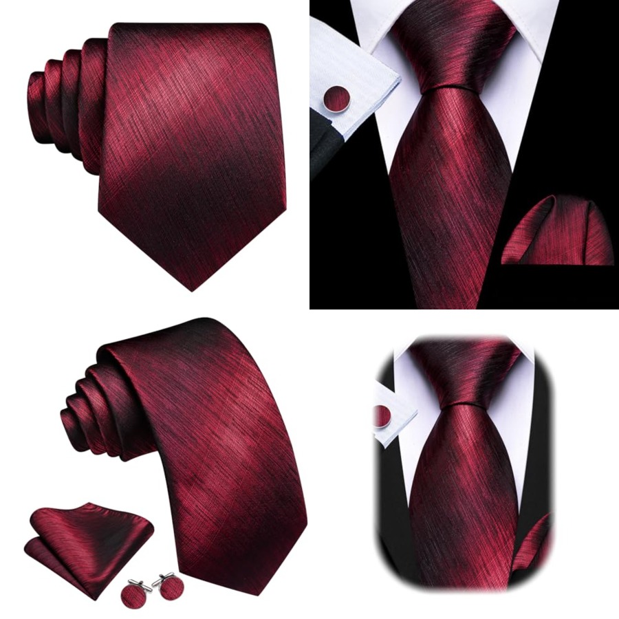 Tie Sets for Men Silk Stripe N - Silk Tie Striped 评论和价格