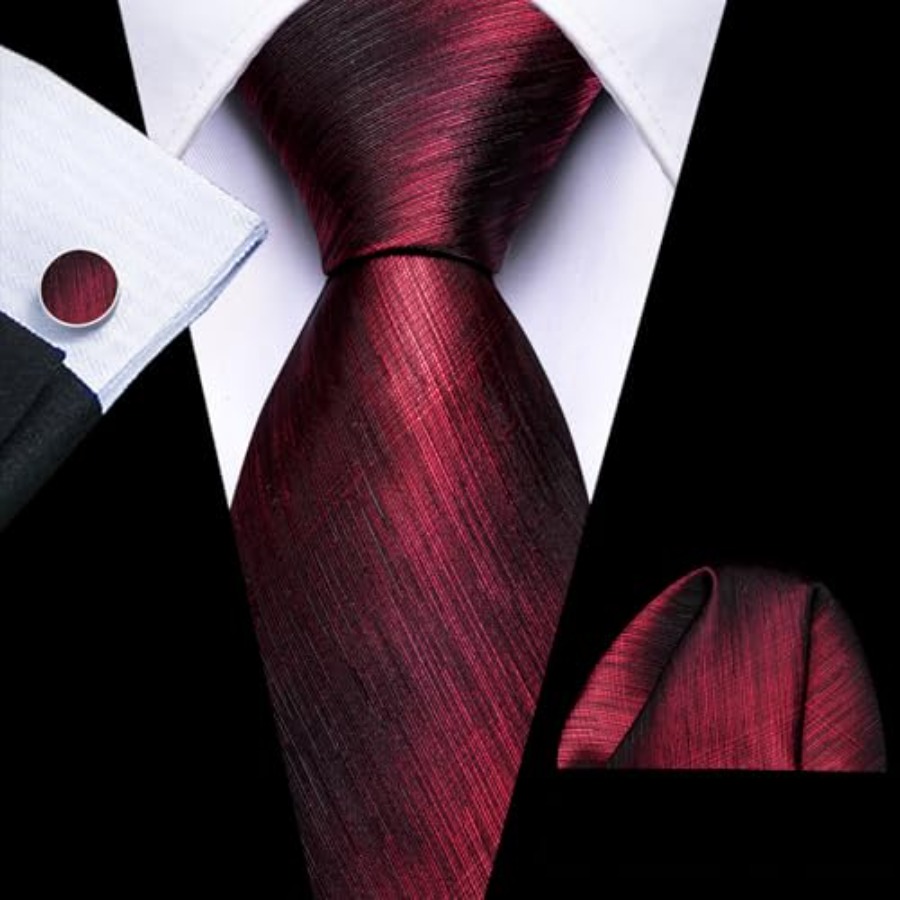 Tie Sets for Men Silk Stripe N - Silk Tie Striped 评论和价格