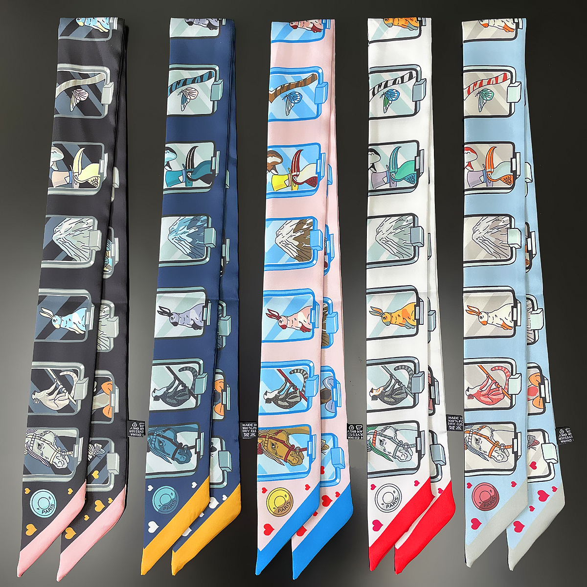Brand Design Twill 100% Silk S - Silk Neck Scarf 评论和价格