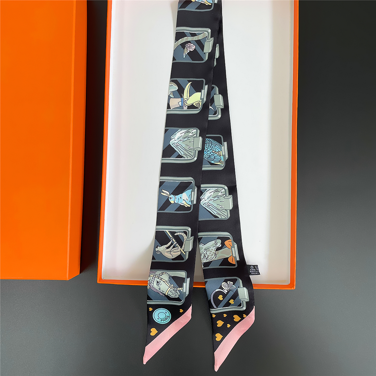 Brand Design Twill 100% Silk S - Silk Neck Scarf 评论和价格