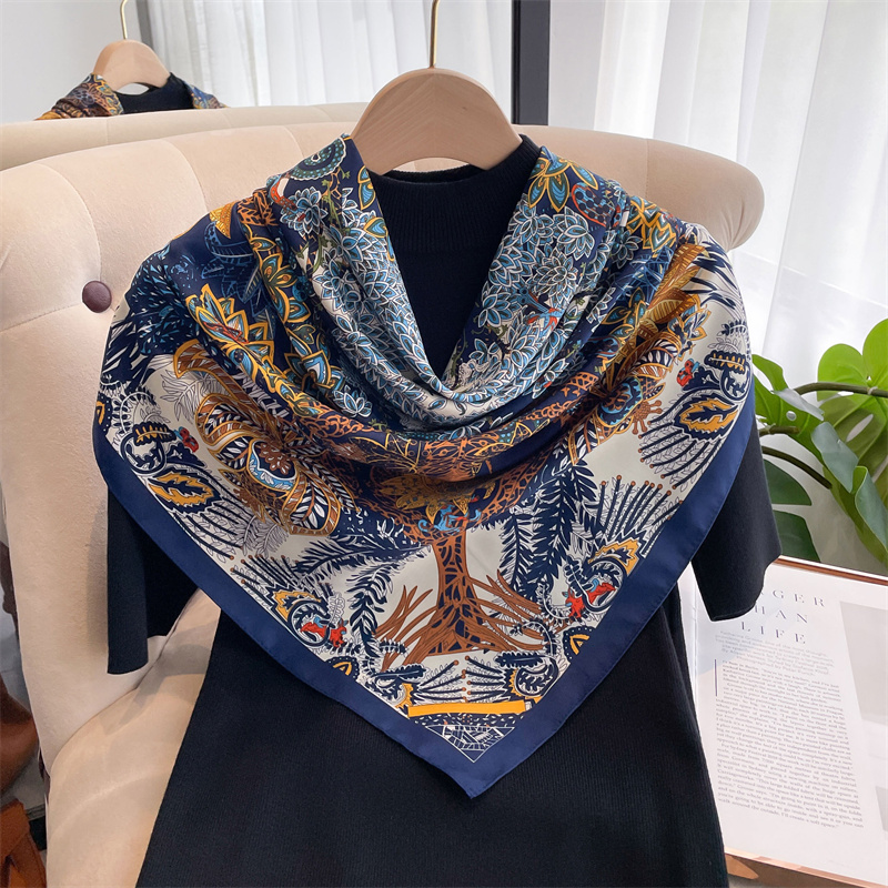90*90cm Square Scarf Twill Cot - Bandana Cotton 评论和价格