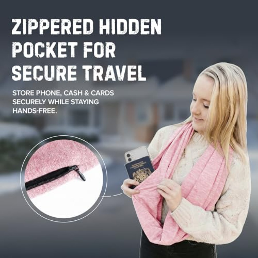 Infinity Travel Scarf Loop wit - Infinity Scarf Knit 评论和价格