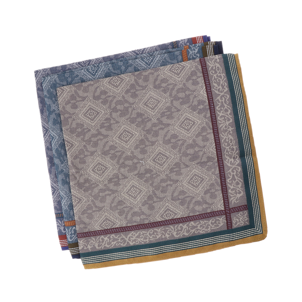 3pcs Classic Mens Plaid Handke - Handkerchief Cotton Men 评论和价格