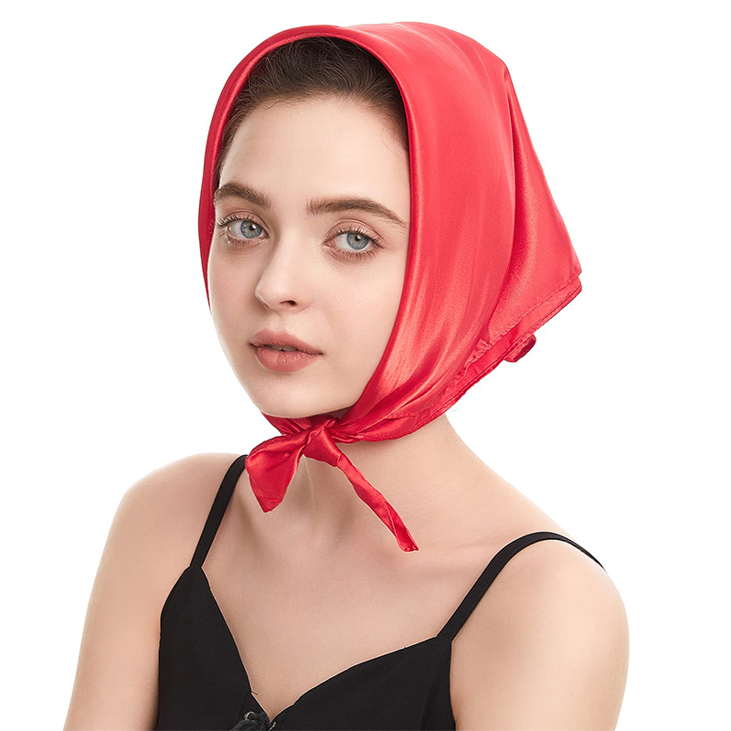 2024 New Fashion Women Satin S - Scarf Silk Square 评论和价格