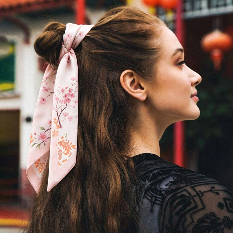 Fashion Women Silk Satin Skinn - Silk Neck Scarf 评论和价格