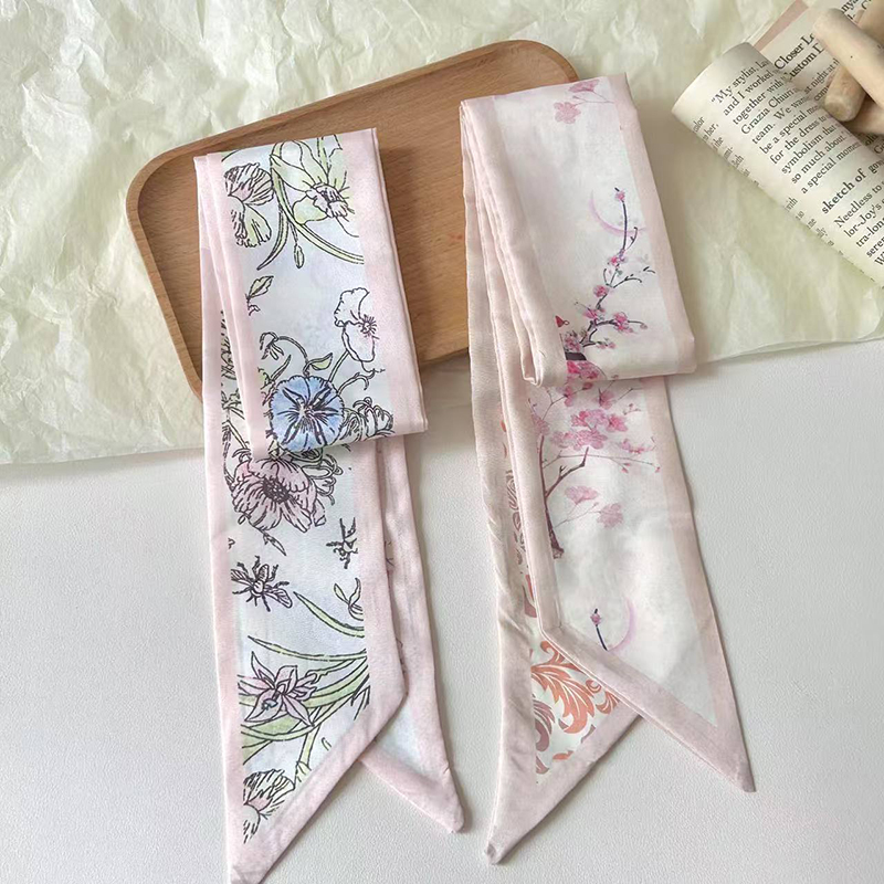 Fashion Women Silk Satin Skinn - Silk Neck Scarf 评论和价格