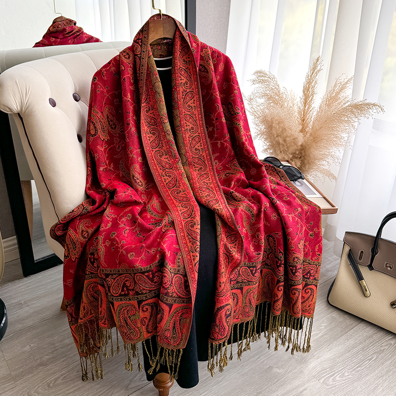 Tassel Blanket Design Thick Pa - Woven Scarf Blanket 评论和价格