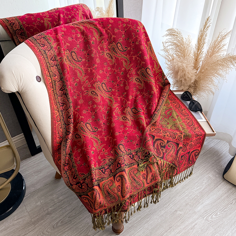 Tassel Blanket Design Thick Pa - Woven Scarf Blanket 评论和价格