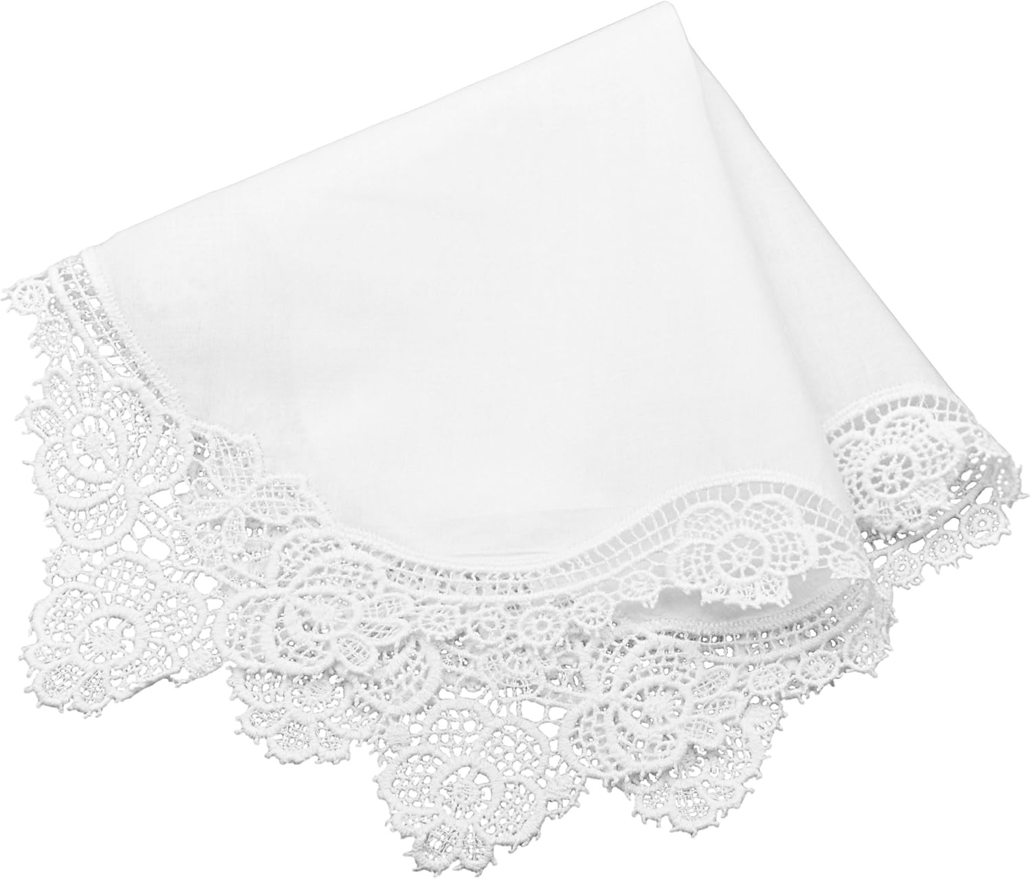 White Wedding Handkerchief Pur - Handkerchief Cotton Men 评论和价格