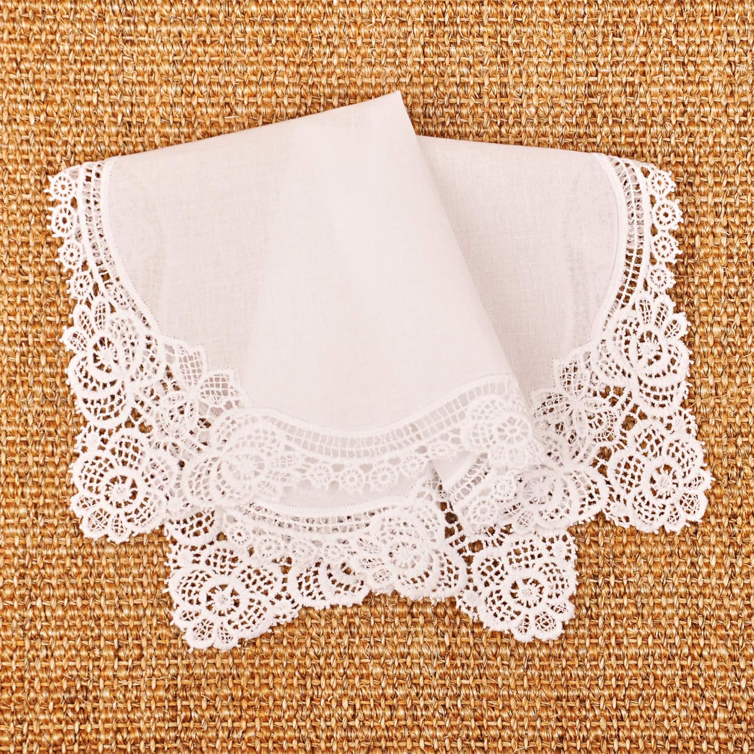 White Wedding Handkerchief Pur - Handkerchief Cotton Men 评论和价格