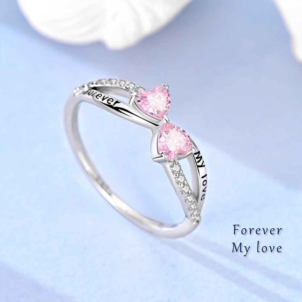 925 Silver Pink Zircon Bow Cat - Tie Clip Silver 评论和价格