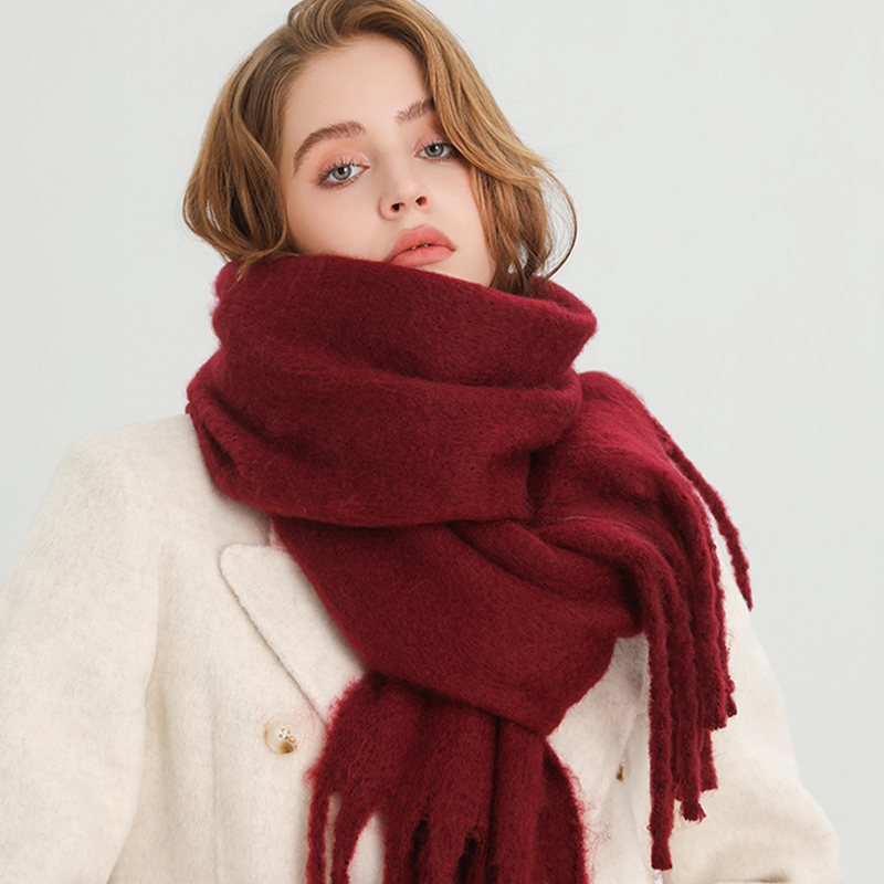 Winter Scarf for Women Cashmer - Woven Scarf Blanket 评论和价格