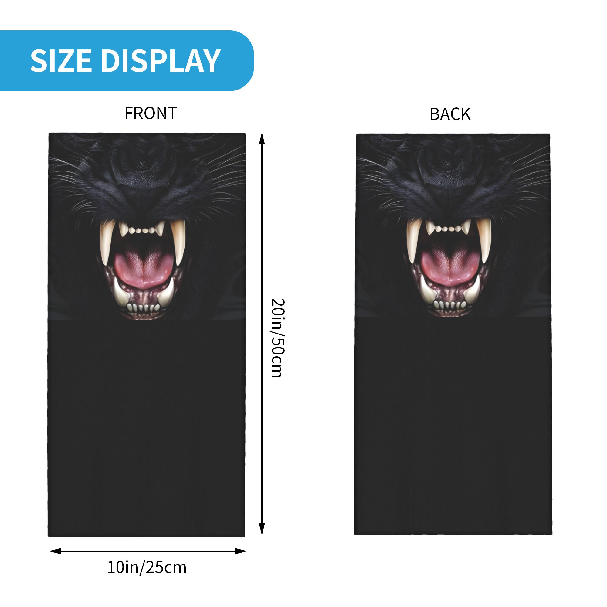 Custom Black Panther Animal He - Neck Warmer Tube 评论和价格