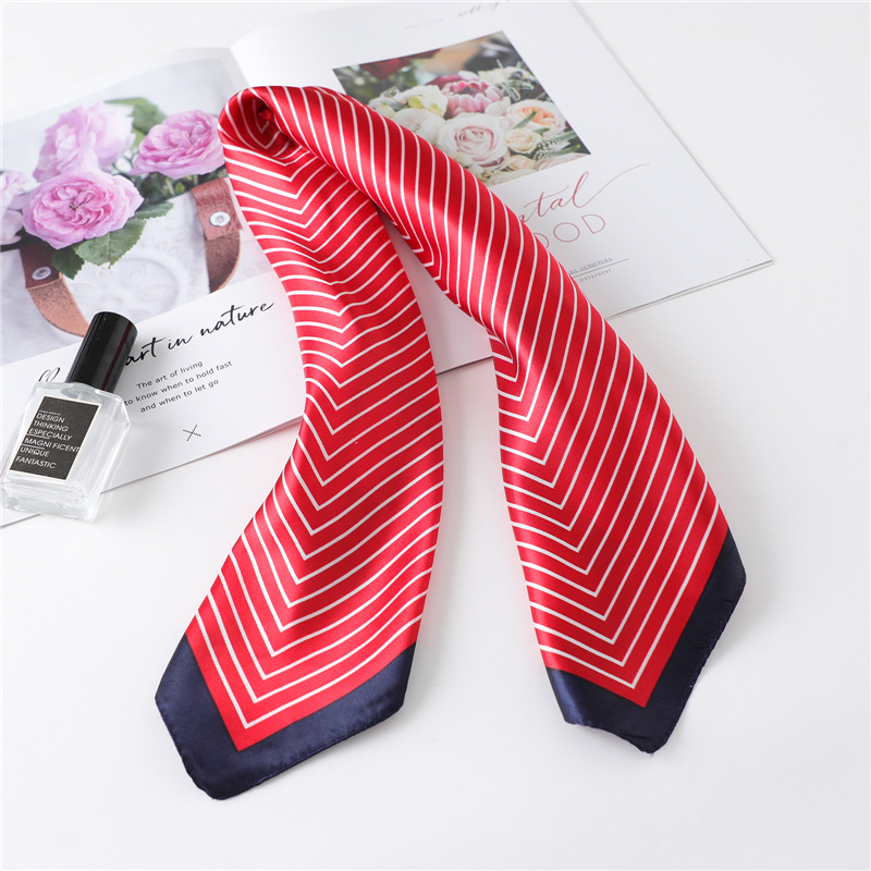 Luxury Stripe Silk Square Scar - Silk Tie Striped 评论和价格