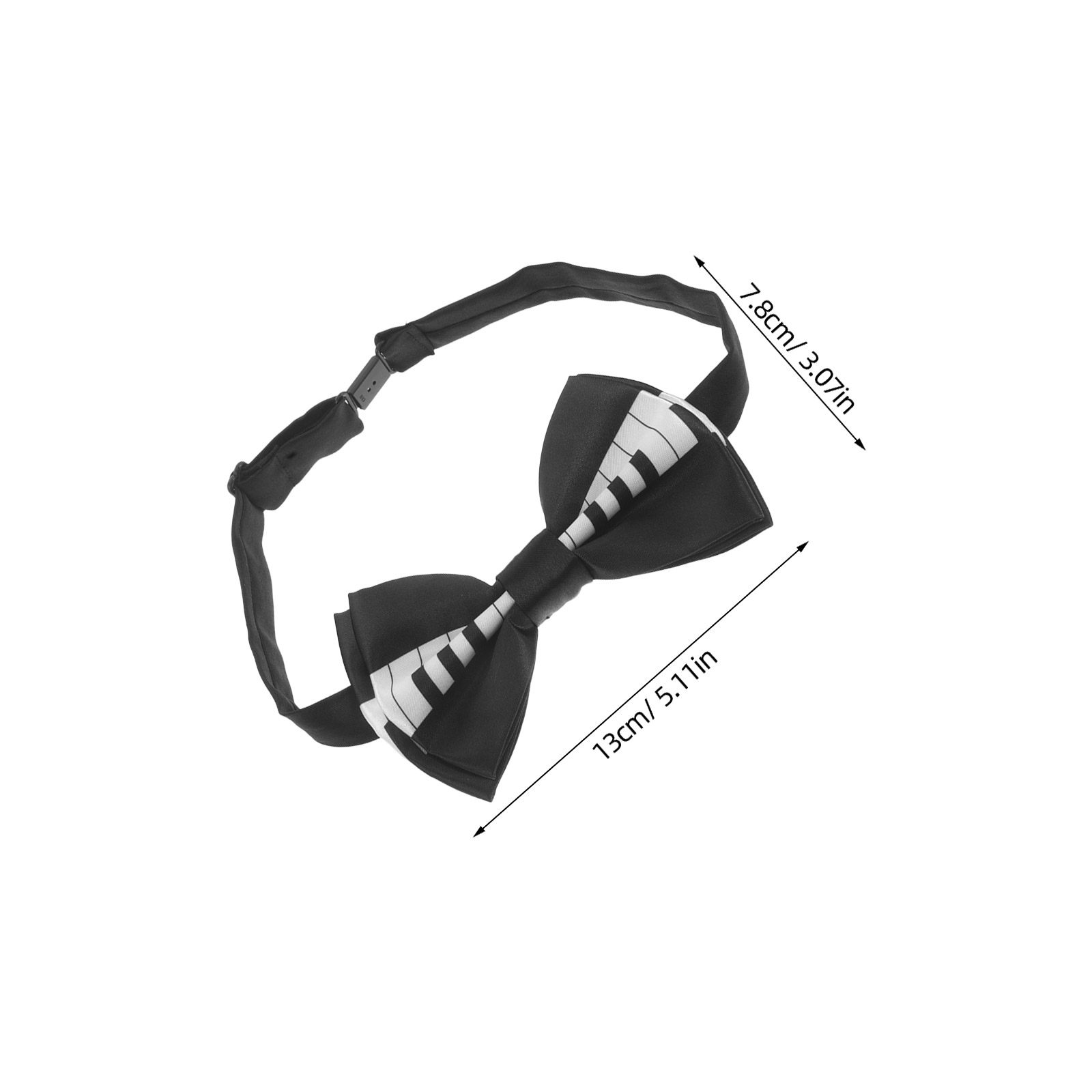 3Pcs Music Bow Tie Set Piano K - Bow Tie Pre Tied 评论和价格