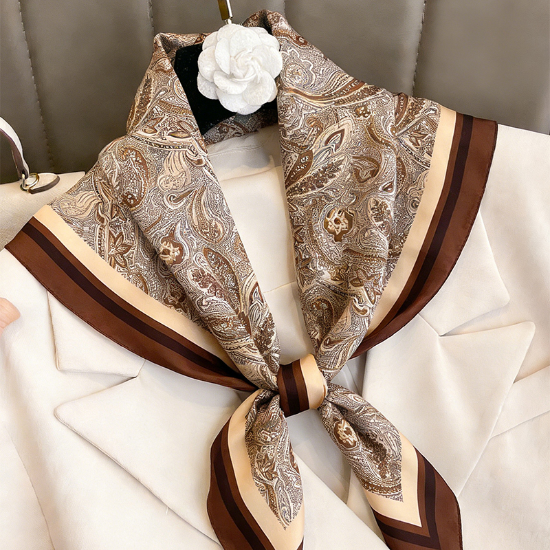 Luxury Women Silk Square Scarf - Silk Neck Scarf 评论和价格