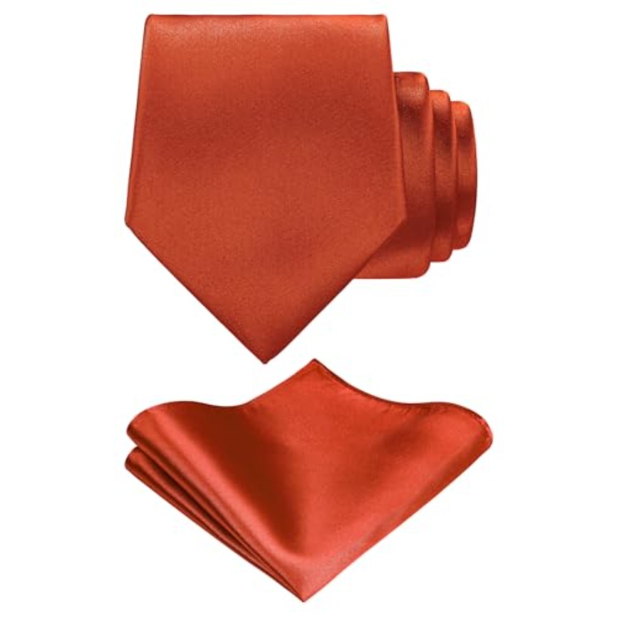 Solid Satin Woven dyed Color F - Pocket Square Set 评论和价格