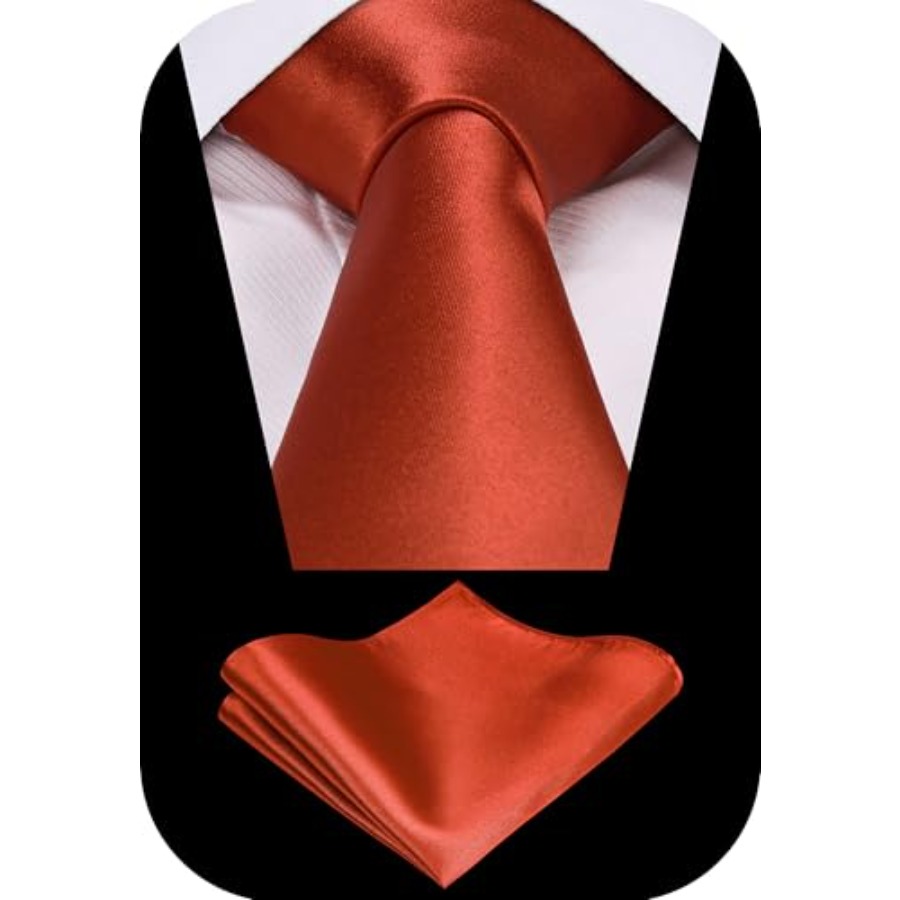 Solid Satin Woven dyed Color F - Pocket Square Set 评论和价格
