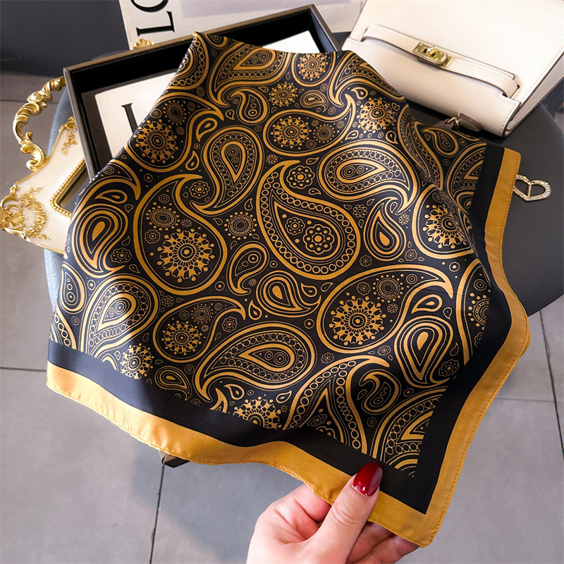Women Silk Scarves 70*70cm Des - Silk Neck Scarf 评论和价格