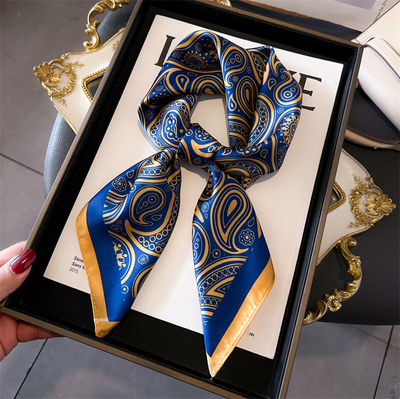 Women Silk Scarves 70*70cm Des - Silk Neck Scarf 评论和价格