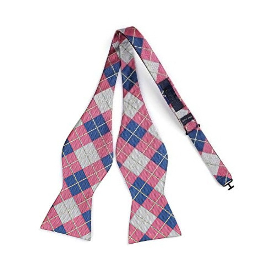 Bow Ties for Men Check Plaid S - Pocket Square Set 评论和价格