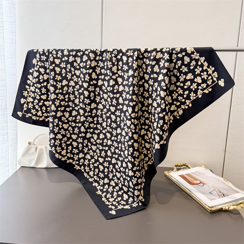 1pcs 90*90cm Floral Printed Co - Bandana Cotton 评论和价格