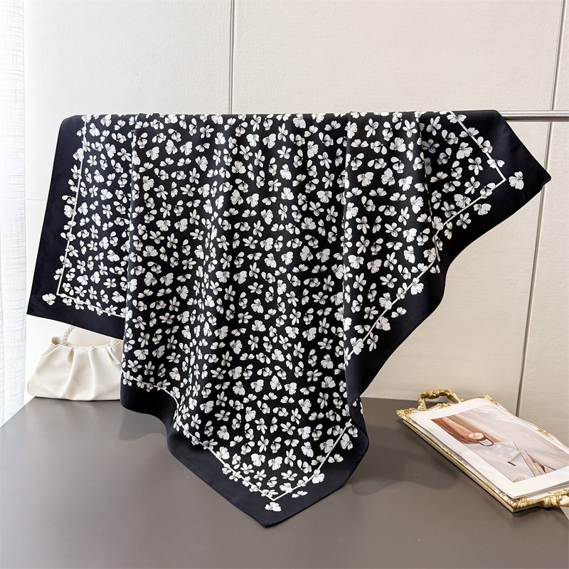 1pcs 90*90cm Floral Printed Co - Bandana Cotton 评论和价格