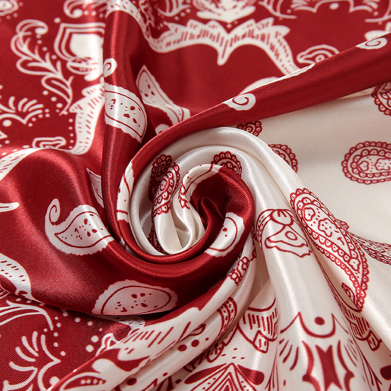 Satin Square Scarf Women Musli - Silk Neck Scarf 评论和价格