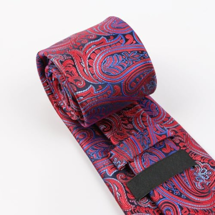 Mens Gradient Paisley Necktie  - Pocket Square Set 评论和价格