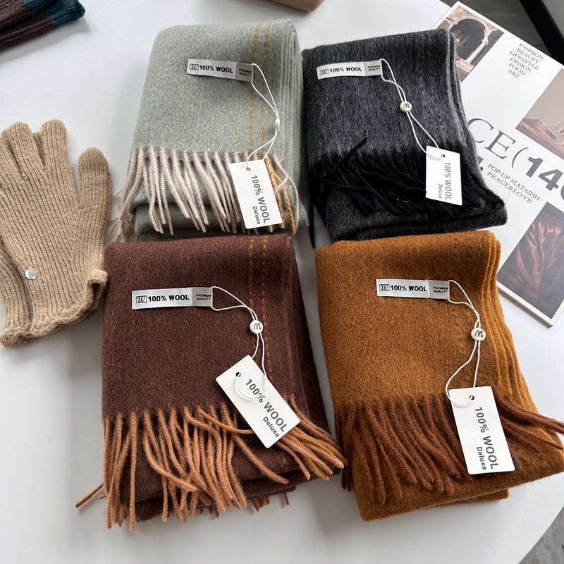 Elegant Good Quality 100% Wool - Muffler Men Wool 评论和价格