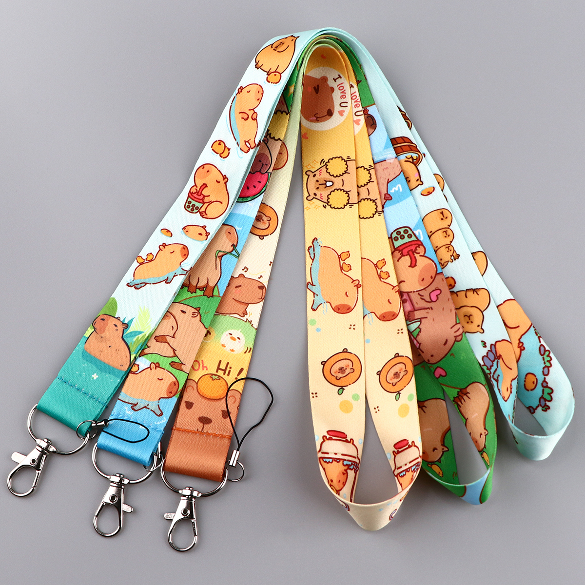 Cute Capybara Lanyards for Key - Lanyard Badge Holder 评论和价格