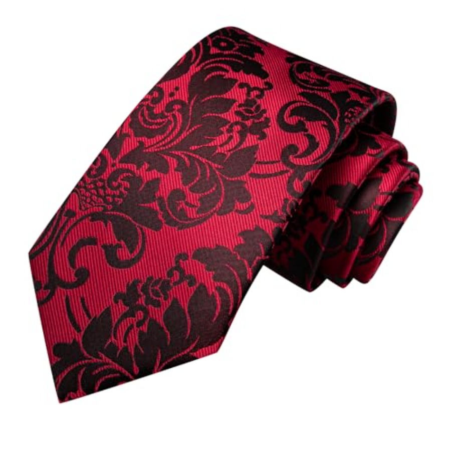 Silk Ties for Men Plaid Paisle - Pocket Square Set 评论和价格