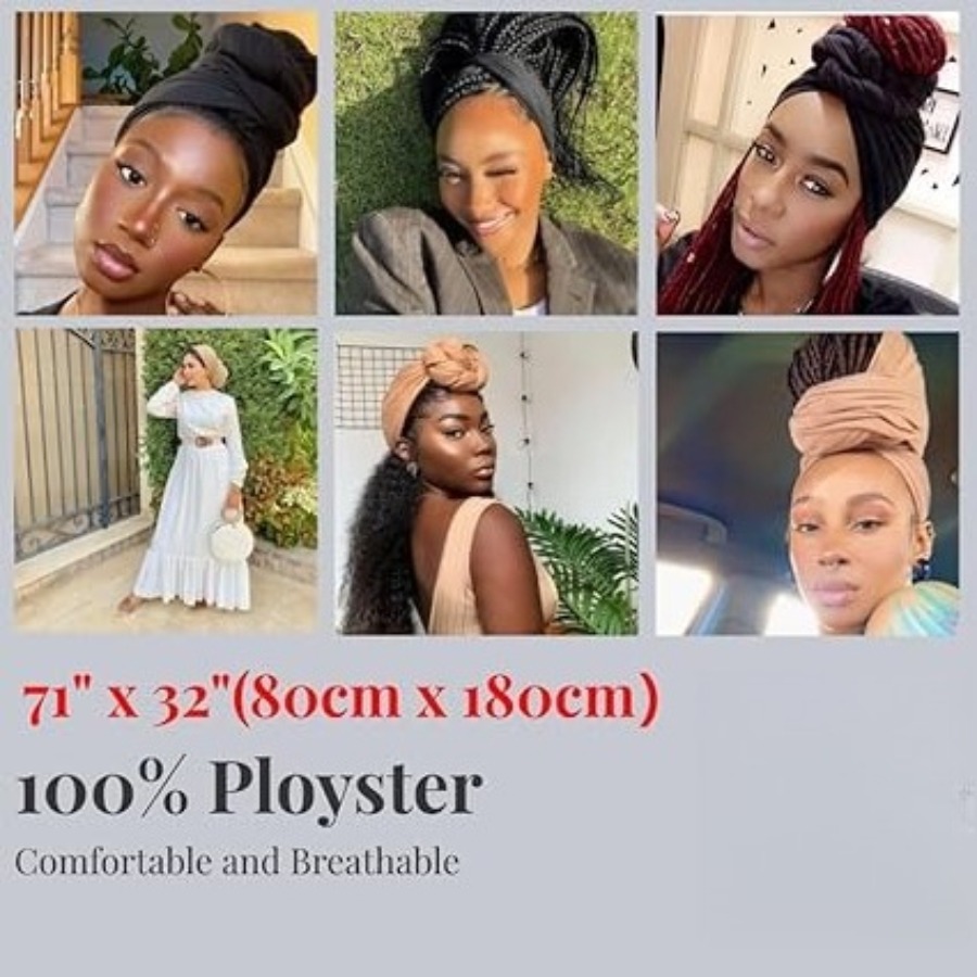 Muslim Hijab for Women Scarf L - Head Wrap Turban 评论和价格