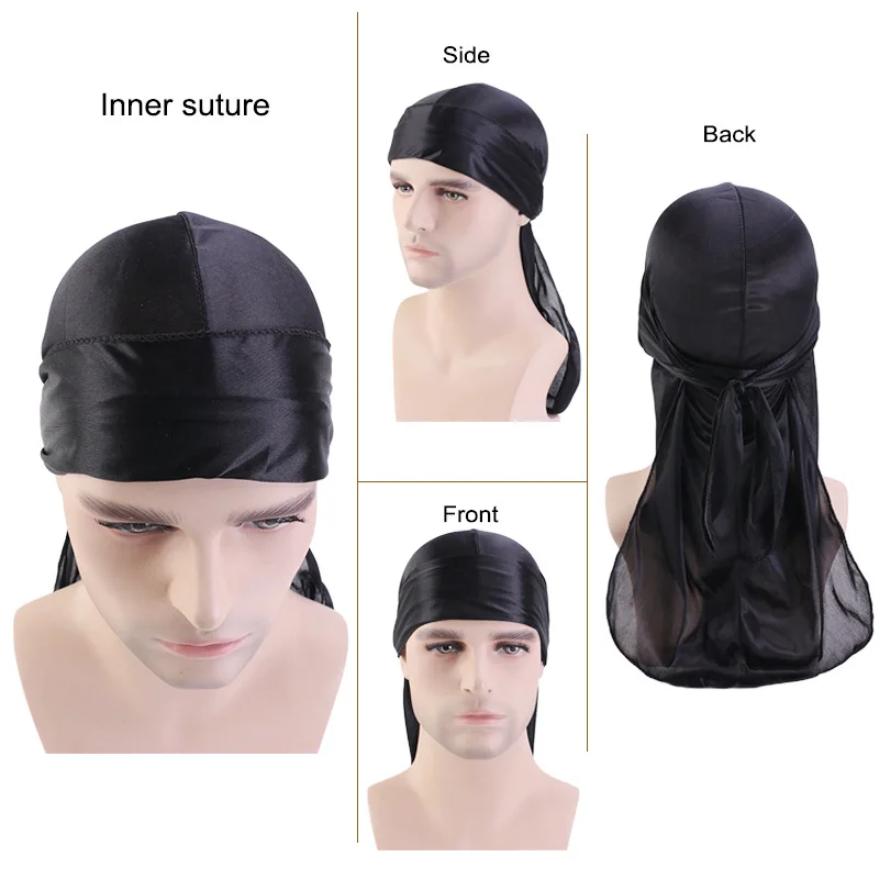 Long Tail Unisex Adult Satin D - Bandana Doo Rag 评论和价格