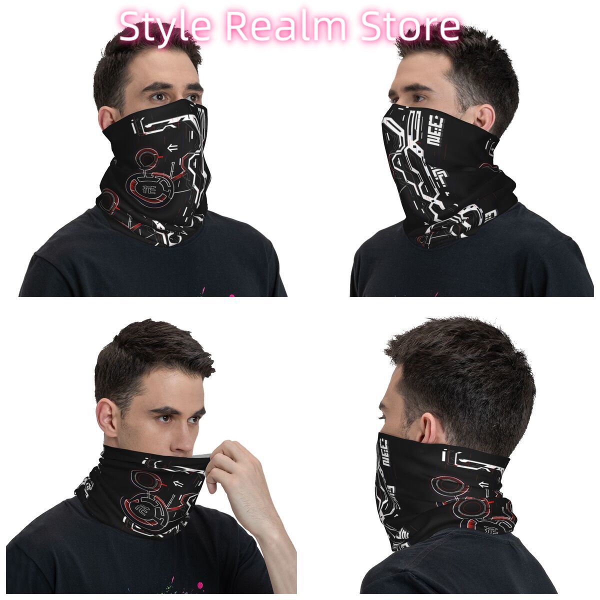 Custom Japanese Tokyo Flower T - Neck Warmer Tube 评论和价格