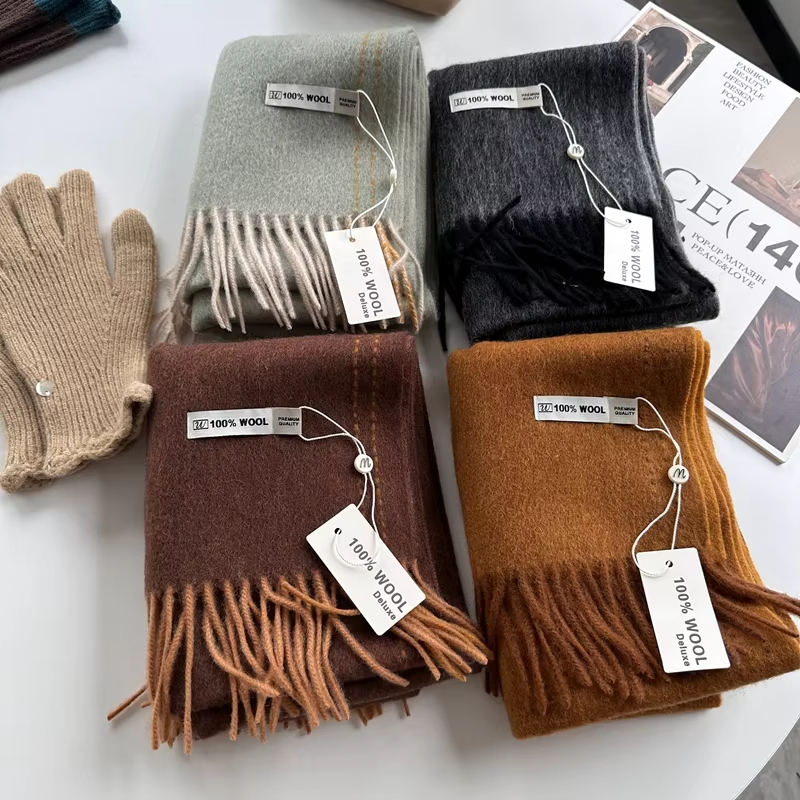 Luxury Australia 100% Pure Woo - Muffler Men Wool 评论和价格