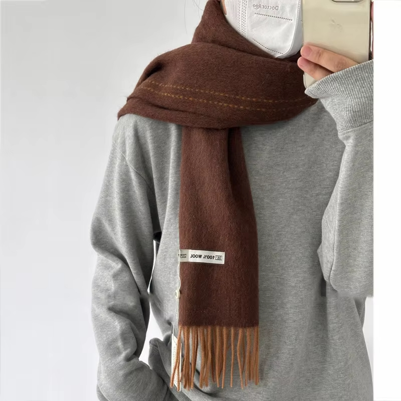 Luxury Australia 100% Pure Woo - Muffler Men Wool 评论和价格