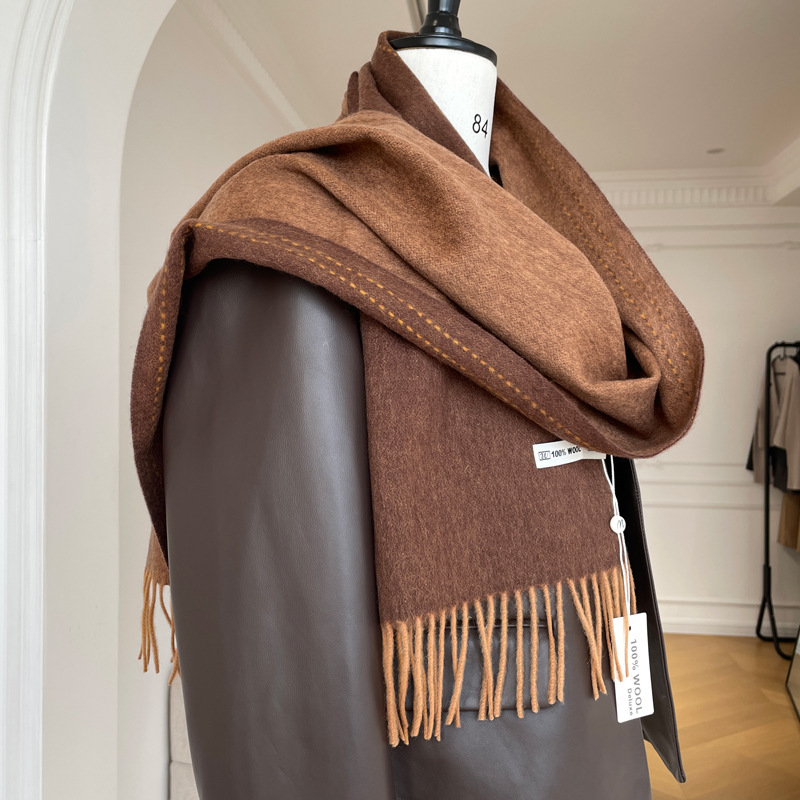 Luxury Australia 100% Pure Woo - Muffler Men Wool 评论和价格