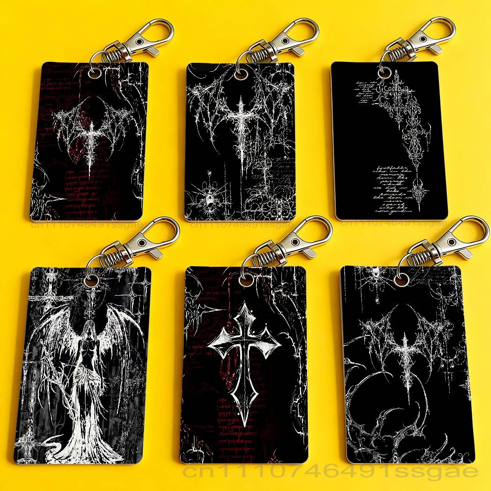 Gothic Cyber Sigil Cross Card  - Lanyard Badge Holder 评论和价格