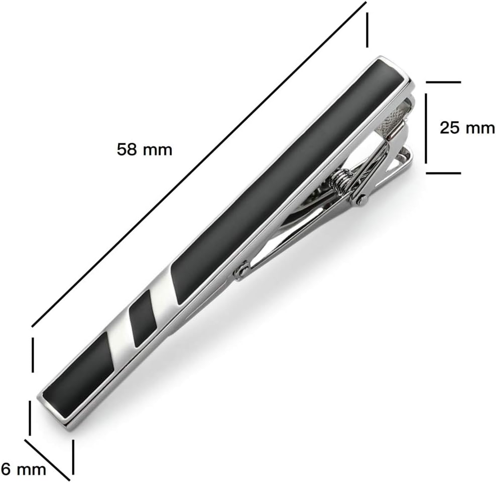 Classic Silver Tie Bar Set for - Tie Bar Set Gift 评论和价格
