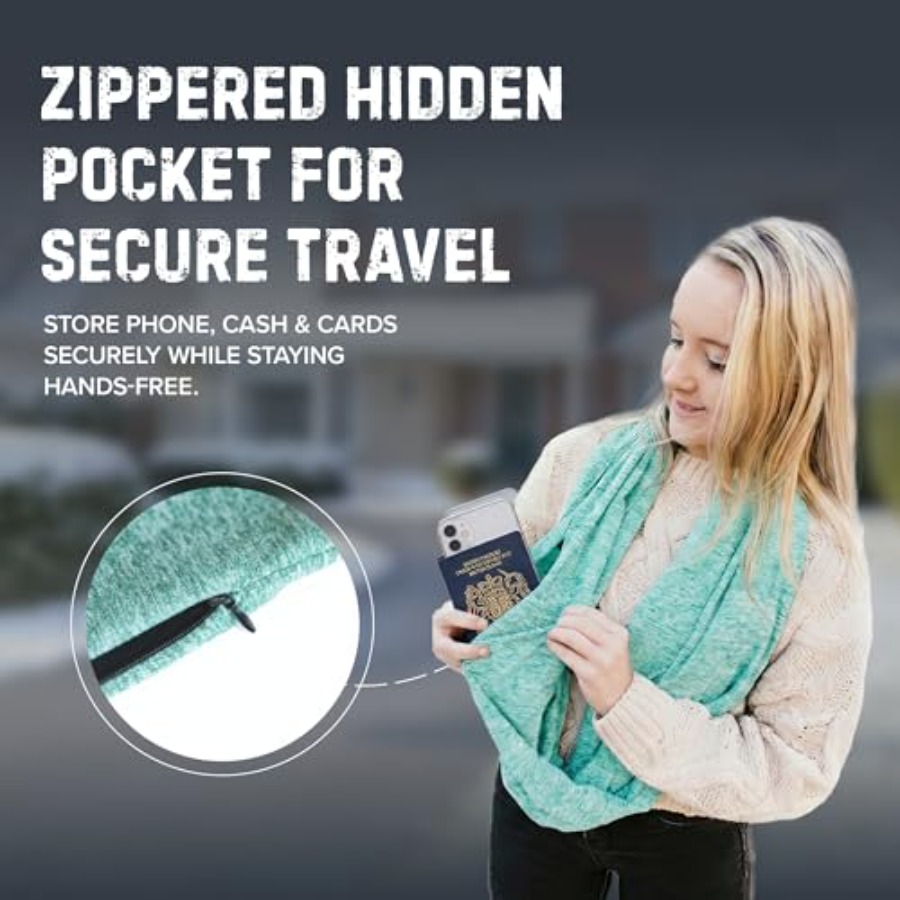 Infinity Travel Scarf Loop wit - Infinity Scarf Knit 评论和价格