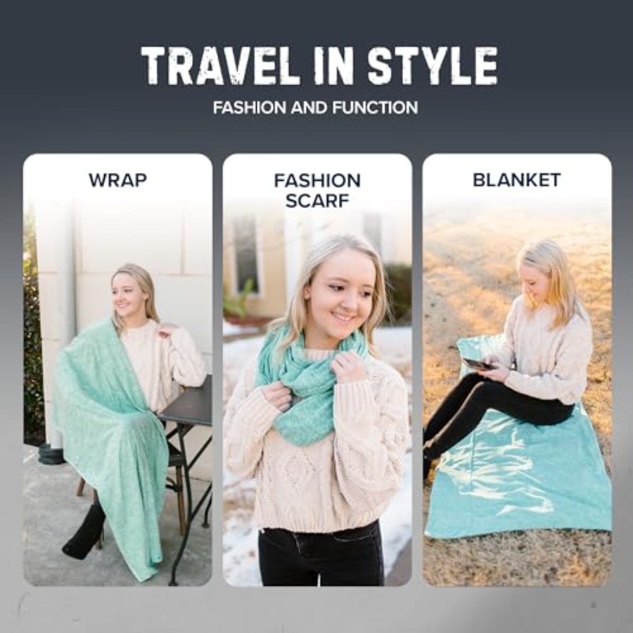 Infinity Travel Scarf Loop wit - Infinity Scarf Knit 评论和价格