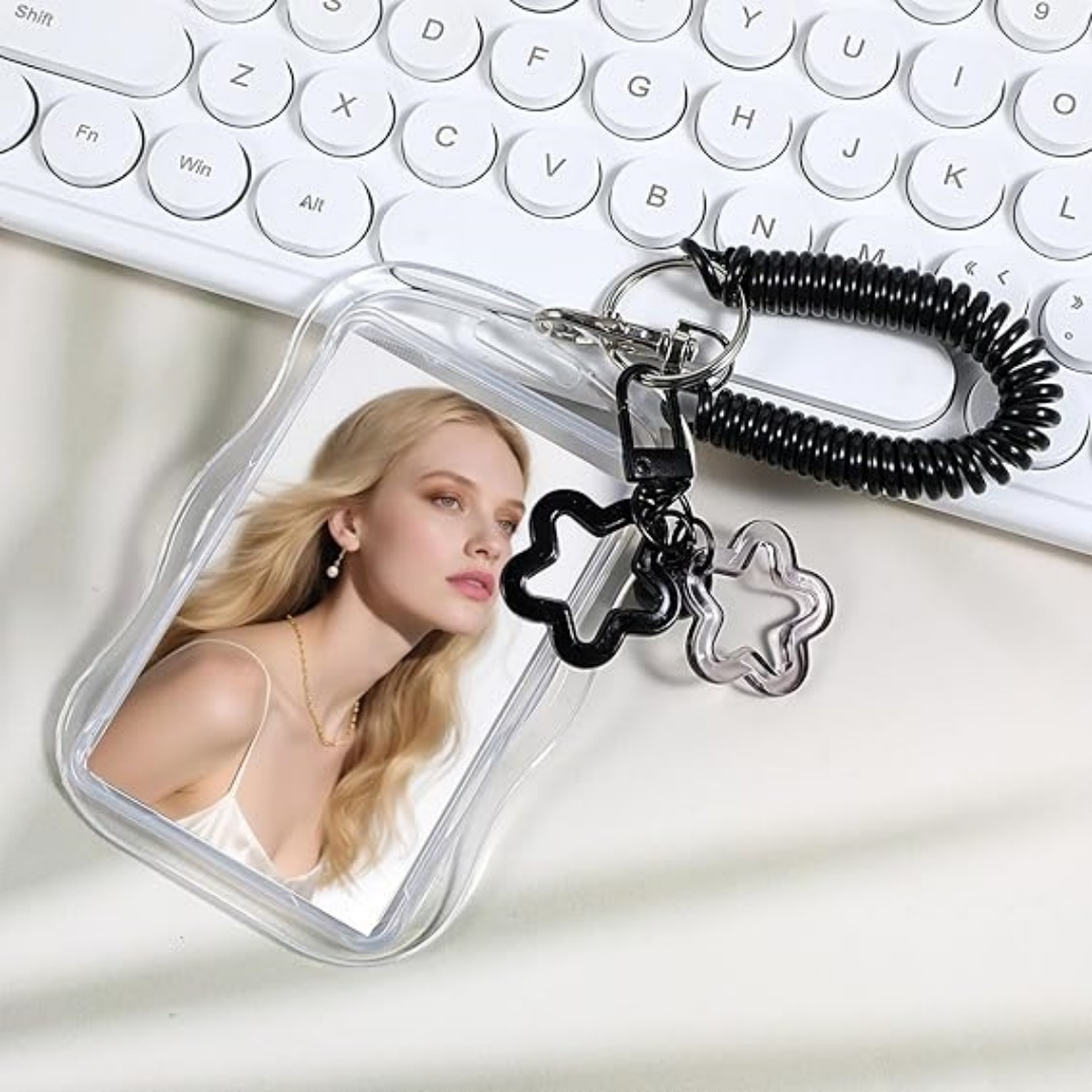 Photocard Holder Keychain 8.5c - Lanyard Badge Holder 评论和价格
