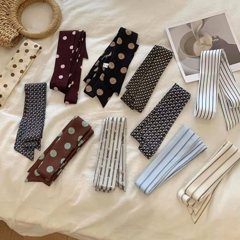 Polka Dot and Striped Print Sc - Silk Tie Striped 评论和价格
