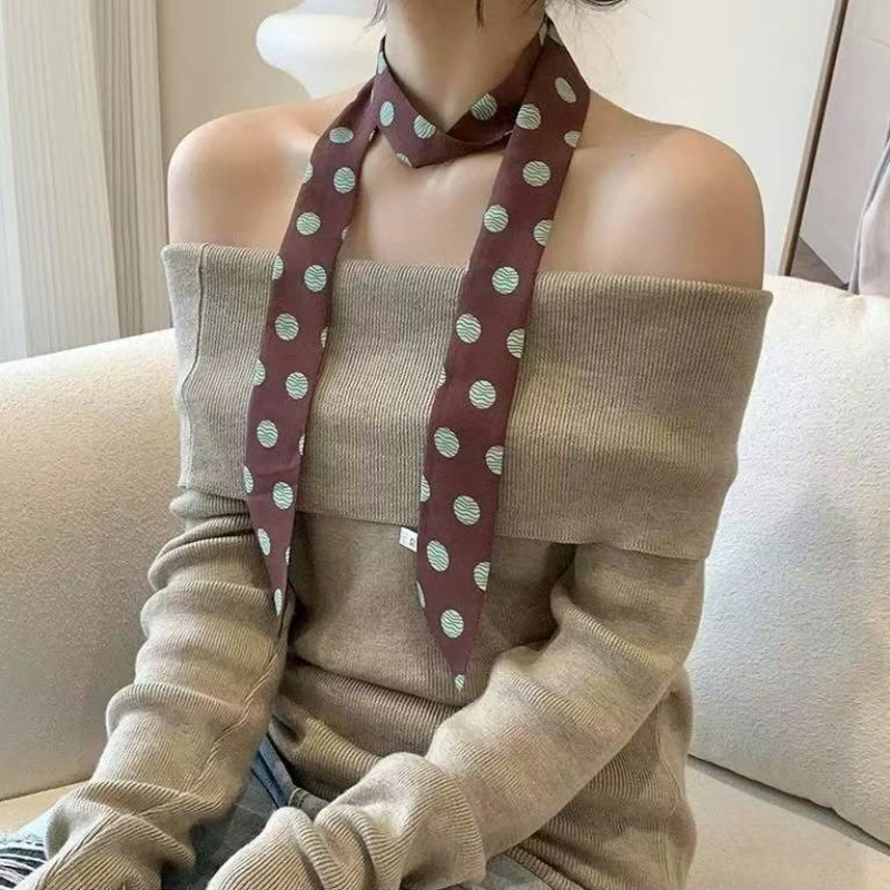 Polka Dot and Striped Print Sc - Silk Tie Striped 评论和价格