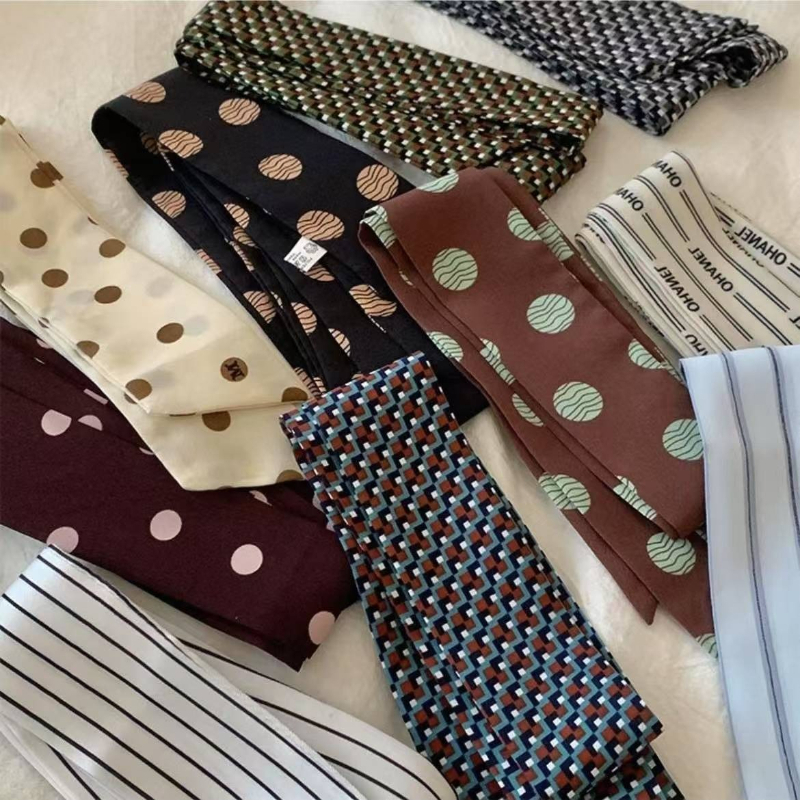 Polka Dot and Striped Print Sc - Silk Tie Striped 评论和价格